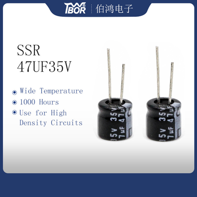 47uf35v condensateur électrolytique en aluminium 6.3x7