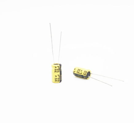 Condensateurs électrolytiques de basse d'esr avance radiale à hautes températures du condensateur 56UF35V