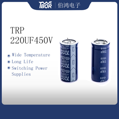 Condensateur électrolytique à haute tension de 220UF 450V 3000 heures de longue durée