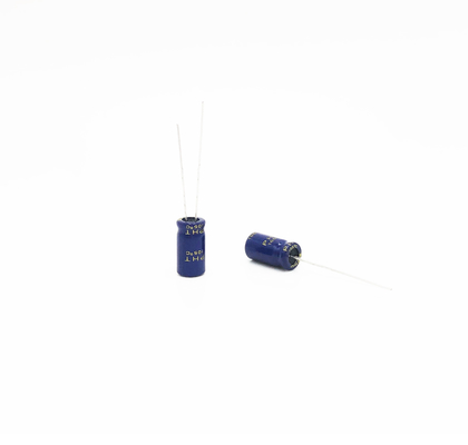 La température large en aluminium radiale de condensateurs électrolytiques de 1UF400V 6.3X12MM