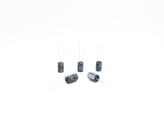 ISO14001 condensateur miniature 47UF 63V 8X12MM Al Electrolytic Capacitor