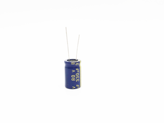 Condensateur électrolytique en aluminium bleu 13X20mm de 330UF 80V 10000 heures de longue durée