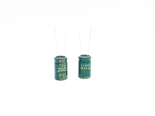 basse esr tolérance des condensateurs électrolytiques 13X25mm 20% de 33uf 250v 5000 heures