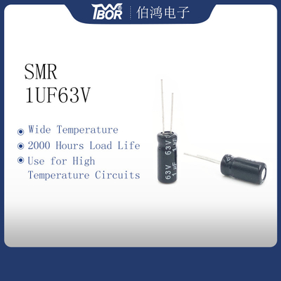 circuits à hautes températures radiaux de condensateur électrolytique de 5x11mm 1UF 63V