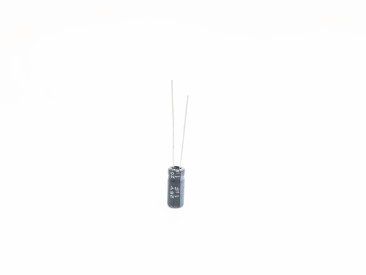 Tolérance radiale du condensateur électrolytique ISO14001 20% de 1UF 25V