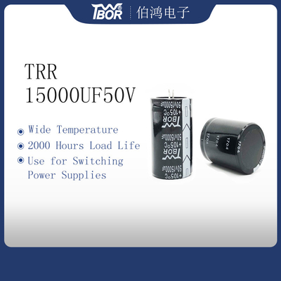 Condensateur large de longue durée du condensateur 15000UF50V d'UPS de la température