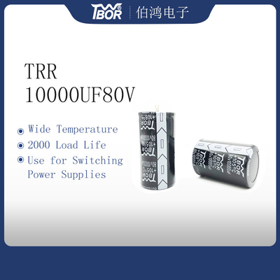 condensateur de filtre d'alimentation d'énergie de 10000uf80v 35x70MM 2000 heures