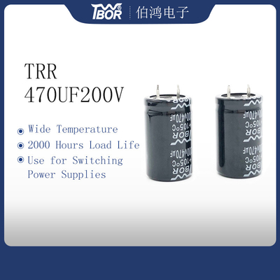 BAS condensateur électrolytique 22X40MM d'esr 470UF 200V anti-déflagrants